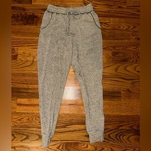 Light gray and dark gray MonoB joggers